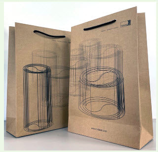 Kraft paper gift bag