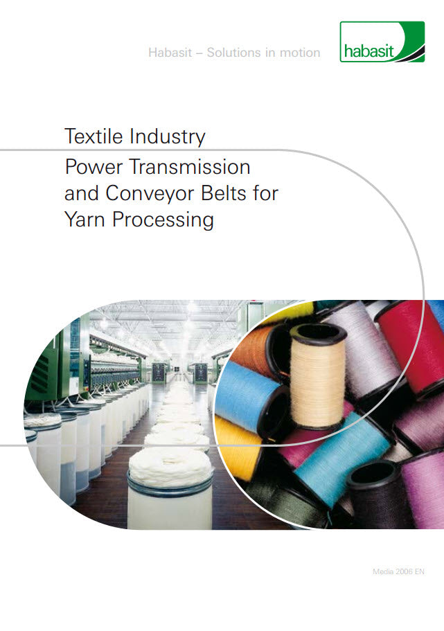 2006 Textile Industry Power Transmission and Conveyor Belts for Yarn Processing