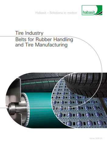 2036 Tire Industry Belts for Rubber Handling and Tire Manufacturing