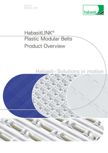 4128 HabasitLINK Plastic Modular Belt Overview