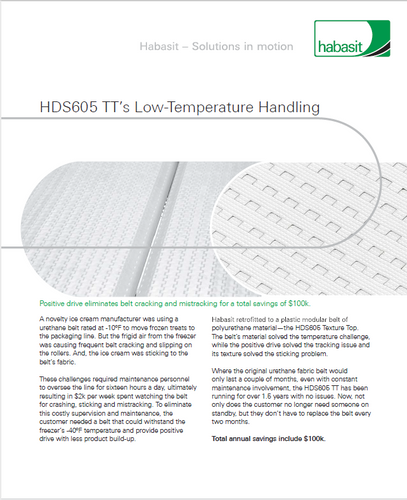 HDS605 TT's Low -Temperature Handling
