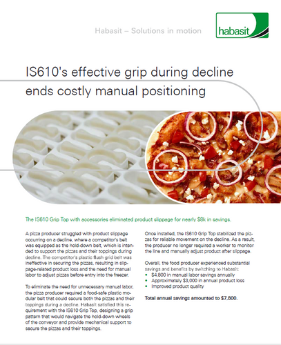 IS610's effective grip during decline ends costly manual positioning