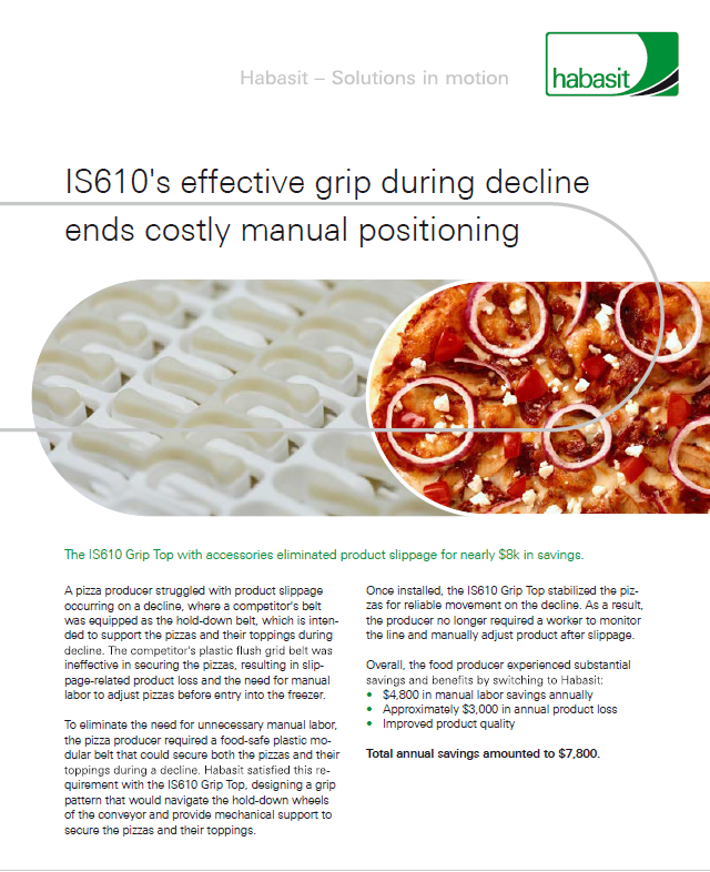 IS610's effective grip during decline ends costly manual positioning
